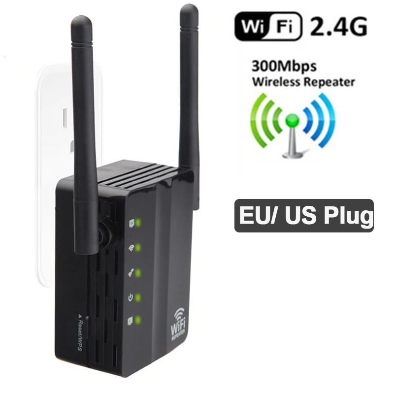 Беспроводной Wi Fi репитер 300 м 2 4 ГГц 802.11n/b/G сетевой удлинитель усилитель сигнала