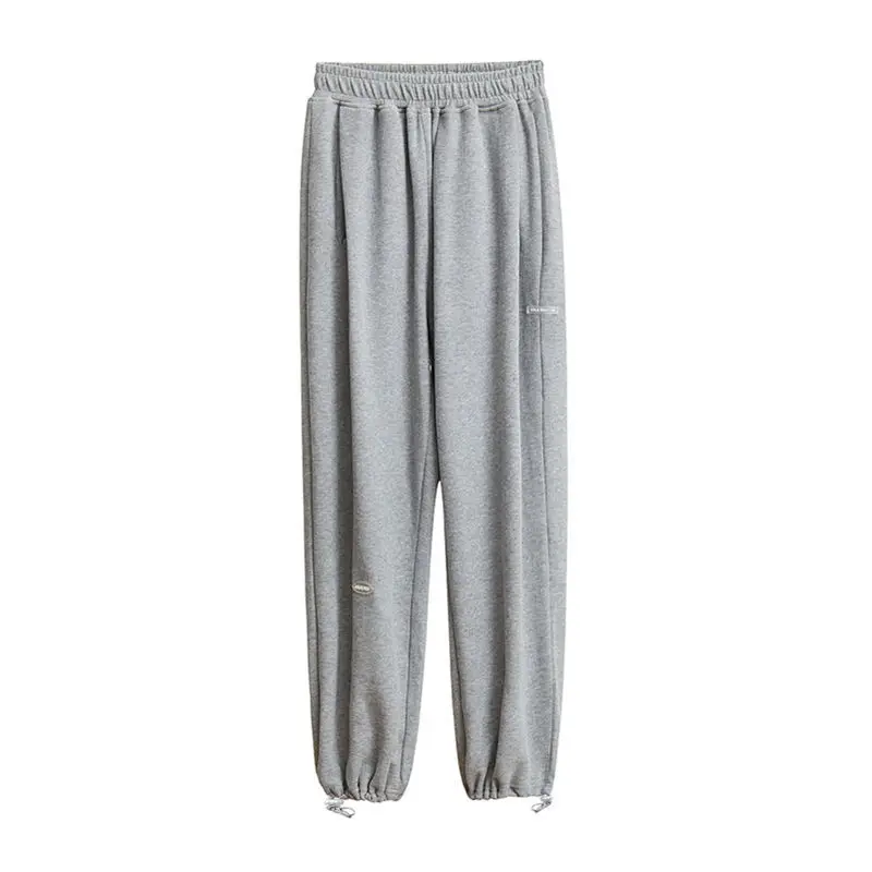 

Gray Sweatpants Women 2021 Fashion Women Track Pants Training Summer White Baggy Sports Trousers Women Palazzo Pants