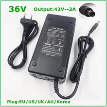 42V 3A Battery Charger For 10S 36V Li-ion Battery Electric Bike Lithium Battery Charger High Quality Strong Heat Dissipation