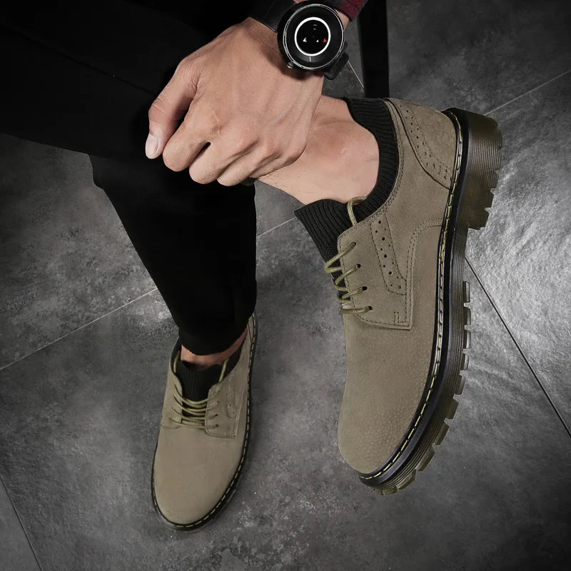 

Fashion Men Casual Shoes Casual Leather Shoes Men Sport For Breathable Fashion Mens Hot Sale Leisure Loafers Flat Sneakers Ocio