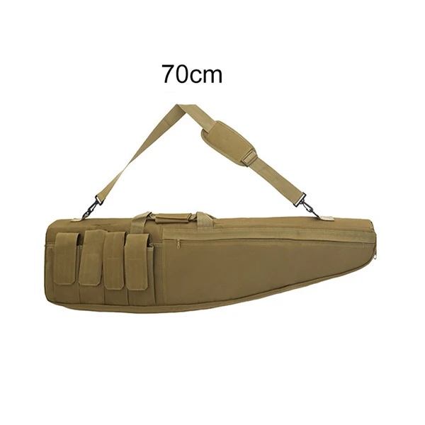 Tan 70cm 70 100 120 см охотничья сумка страйкбол военный снайперский Пистолет Чехол для переноски винтовки армейский боевой карабин наплечный рюкзак Охотничьи аксессуары - Цвет: Tan 70cm