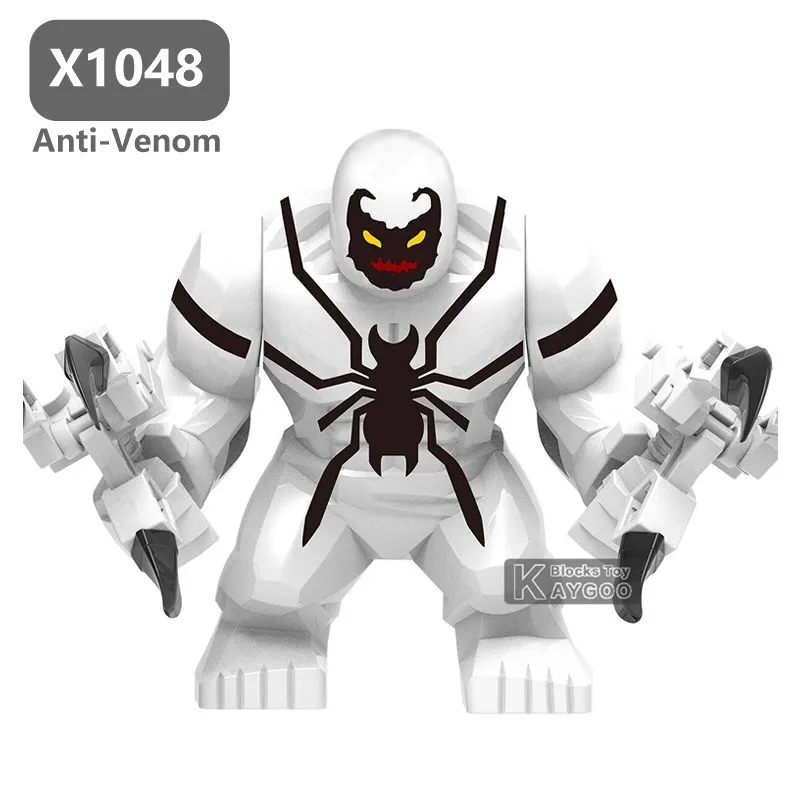 Большой размер фигурки Venom Carnage Batman Hulk Thanos Cull Spiderman Ironman строительные блоки набор