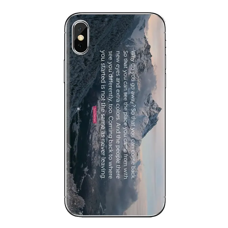 Soft Transparent Skin Cover For Xiaomi Mi4 Mi5 Mi5S Mi6 Mi A1 A2 5X 6X 8 9 Lite SE Pro Max Mix 2 3 2S Will Not Come Off Quote |