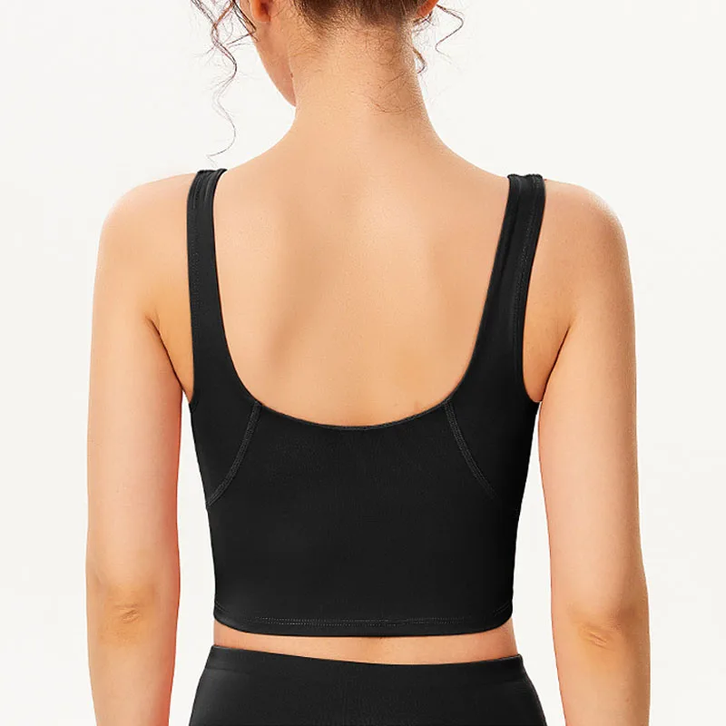 

NORMOV Summer Women Bras Fitness Breathable Quick Dry Skinny Spandex Underwear Workout Shockproof Push Up Bras Mujer
