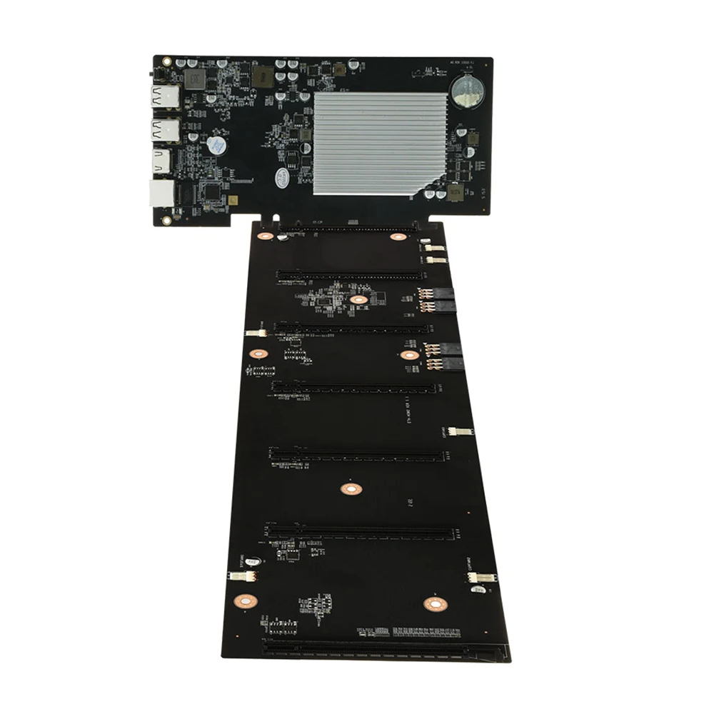 Набор материнской платы для майнинга ETH-HSW2 6 GPU (расстояние 70 мм) с 64 Гб mSATA SSD