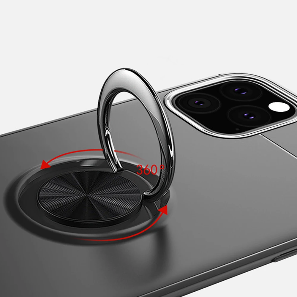 Роскошный автомобильный держатель кольцевой чехол для iPhone X XR XS Max телефона 6 7 8 plus