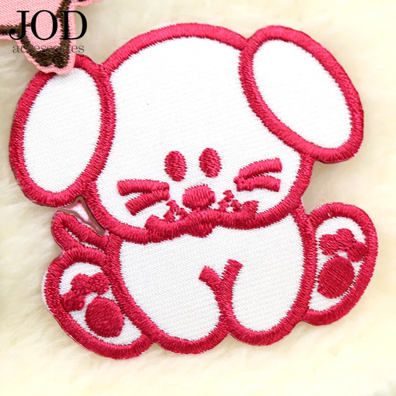 Cartoon Anime Animal Embroidered Patches Stripes for Clothing Iron on Transfers Patch Applique Badge Thermal Stickers Clothes | Дом и сад