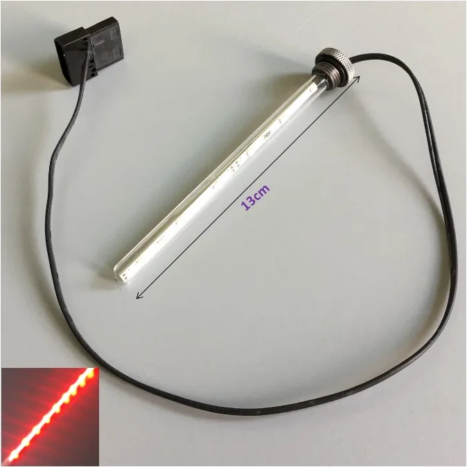 Компьютерный цилиндрический резервуар для воды удлиненный светильник