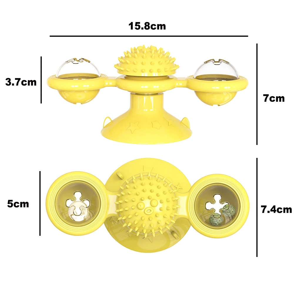 Интерактивная ветряная мельница игрушка для кошек интерактивный Электрический