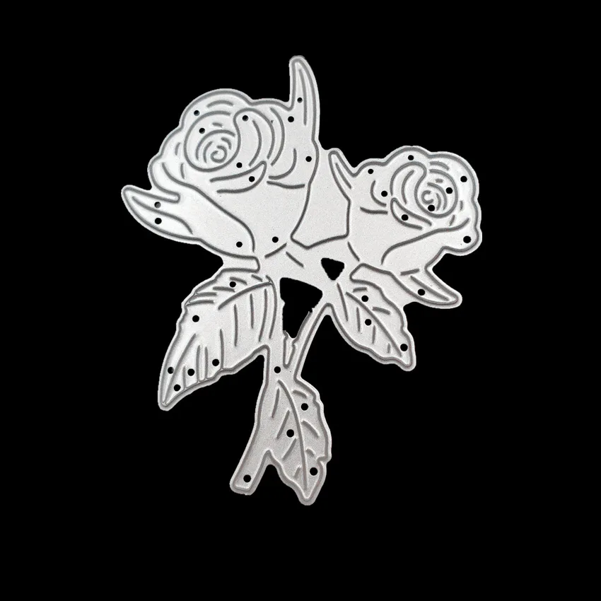 

День Святого Валентина, розовые Вырубные штампы, трафареты из углеродистой стали для рукоделия, искусственные Вырубные штампы DM317