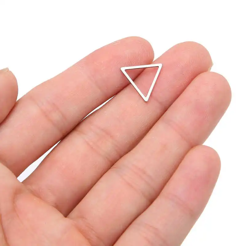 Серебро 925 ювелирные изделия подвески из нержавеющей стали Открытый ободок DIY