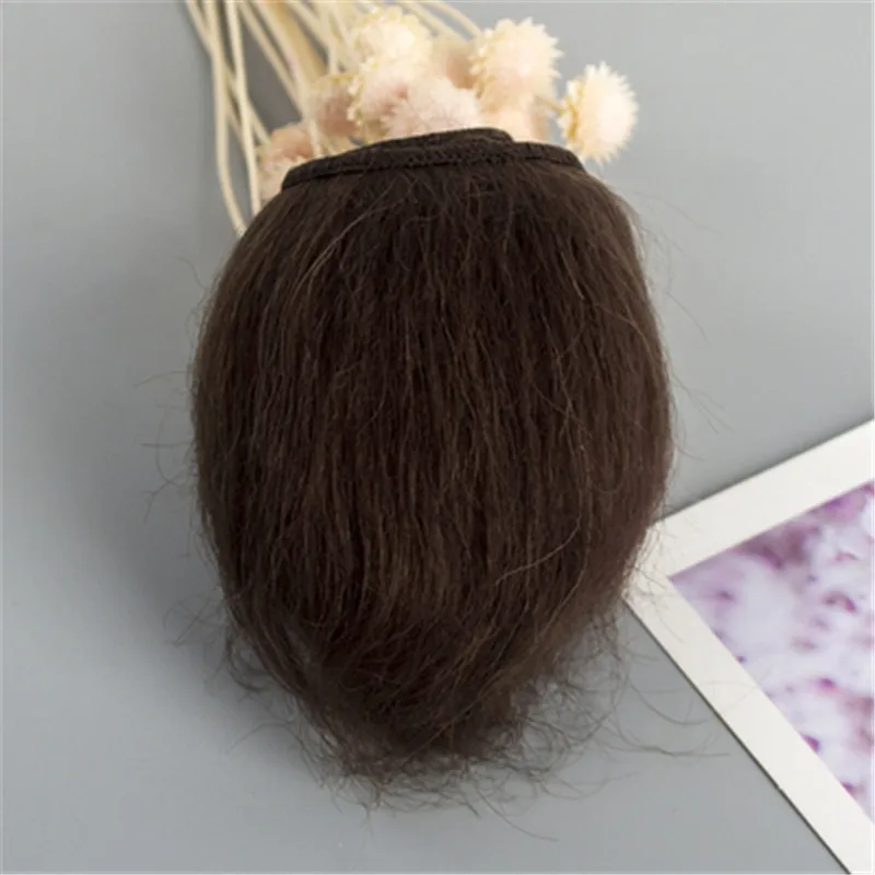 5*100 см Чистый мохеровый парик для самостоятельной сборки детские куклы волосы с