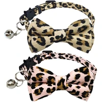 cat collar breakaway with cute bow tie and bell for kitty and other small dogs pets adjustable from 7 8 10 5 inch