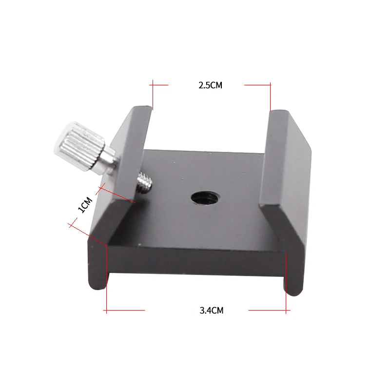 

Star Finder Base Trapezoidal Connecting Plate 1 / 4 Screw Port Astronomical Telescope Accessories