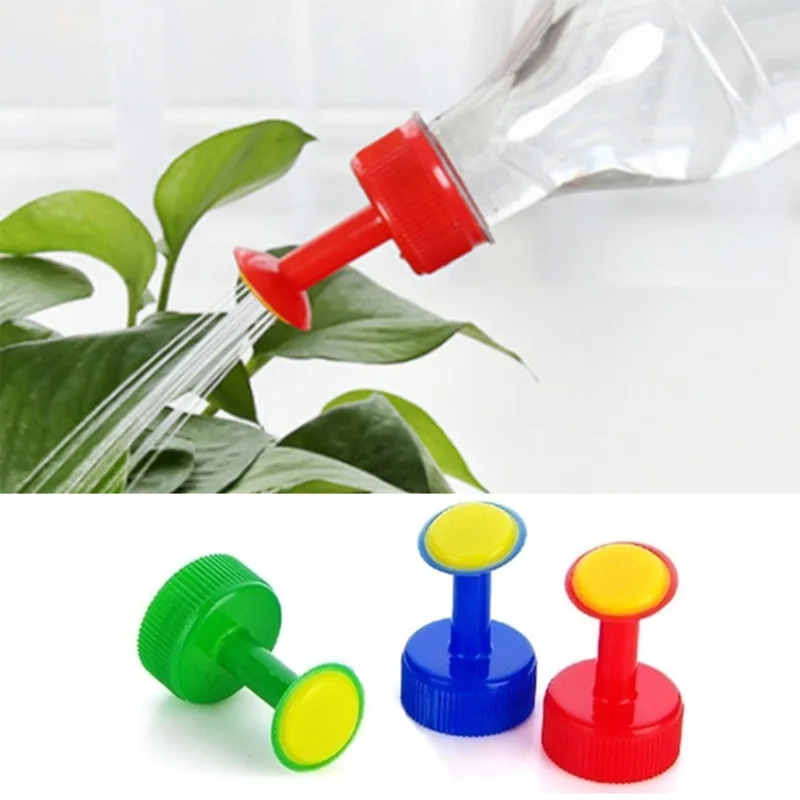 

3pcs/Set Gardening Plant Watering Attachment Spray-head Soft Drink Bottle Water Can Top Waterers Seedling Irrigation Equipment