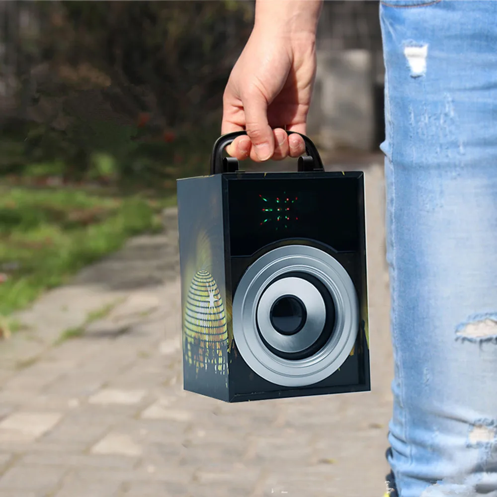 Беспроводная Bluetooth-Колонка HYASIA для детей Портативная колонка со светодиодной