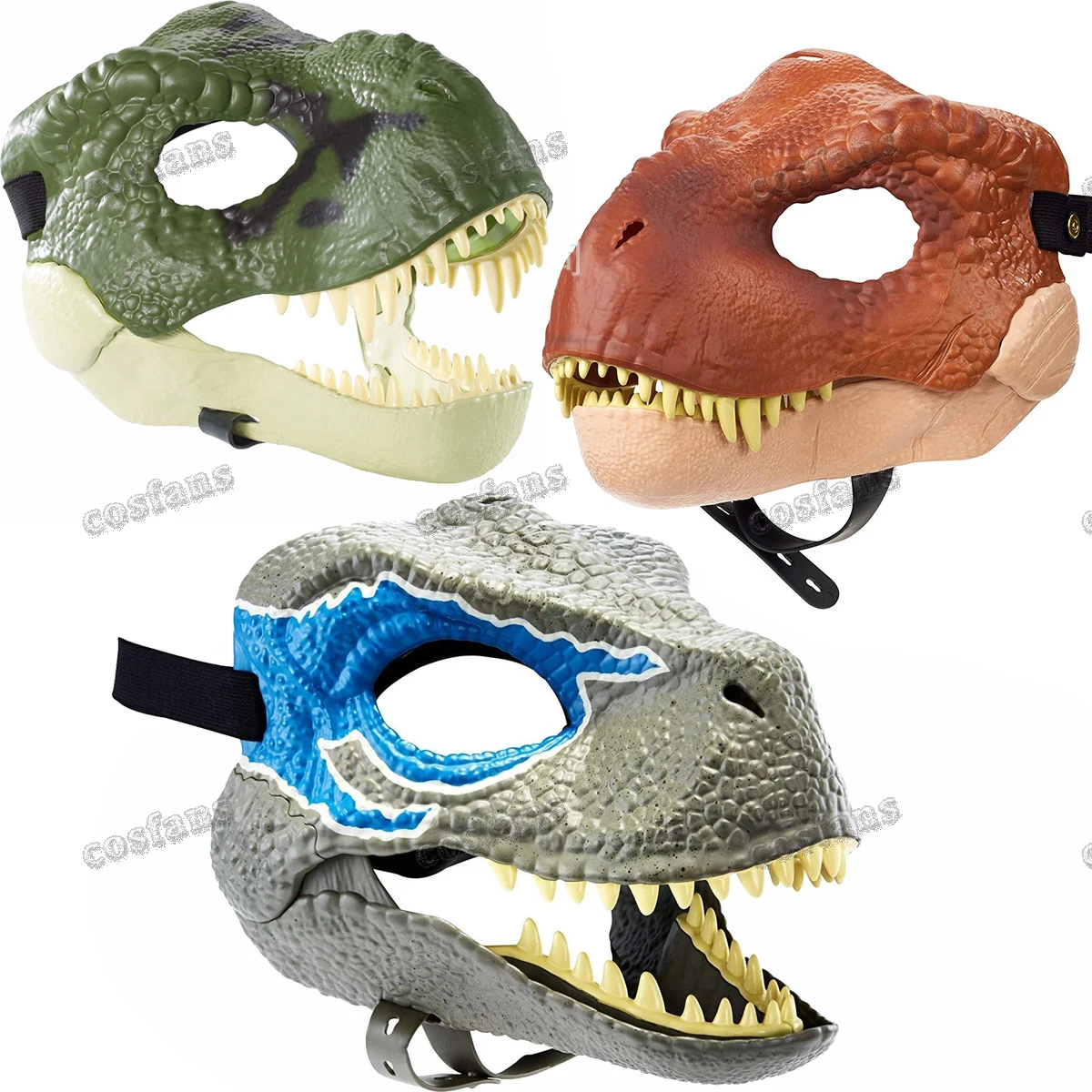 Женская Подарочная маска Велоцираптора T-Rex динозавра реквизит для детей