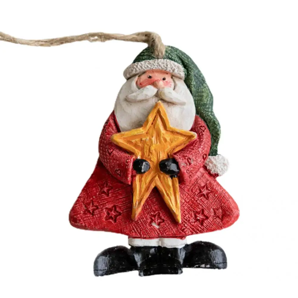 

Environmentally Protection Long Lasting Resin Crafts Christmas Ornament Resin Hanging Pendant Adorable for Kids