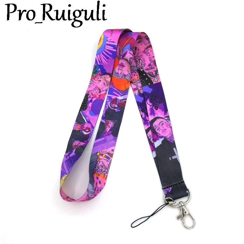 Lil открытым шейный ремешок брелок мобильный телефон ремень держатель значка