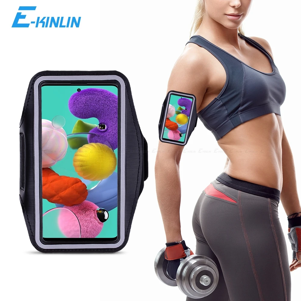 Спортивный тренажерный зал для бега тренировочный чехол на руку Samsung Galaxy A11 A21 A31 A41