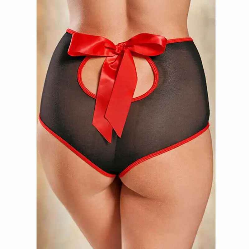 Женский сексуальный комплект нижнего белья прозрачный бандажный бюстгальтер и