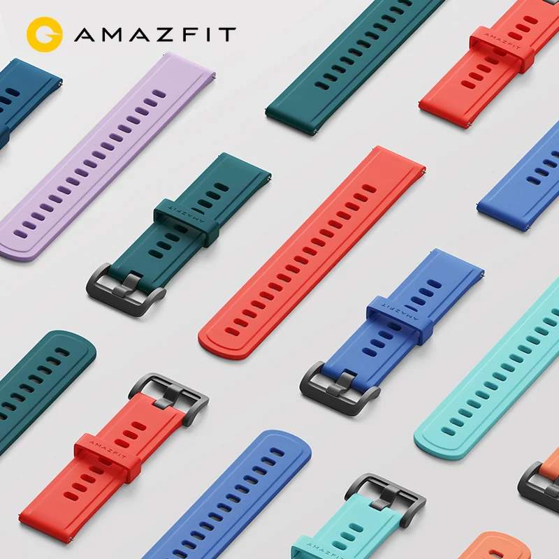 Оригинальный браслет для часов Xiaomi Huami Amazfit GTR (47 мм и 42 мм) умные спортивные часы Pace