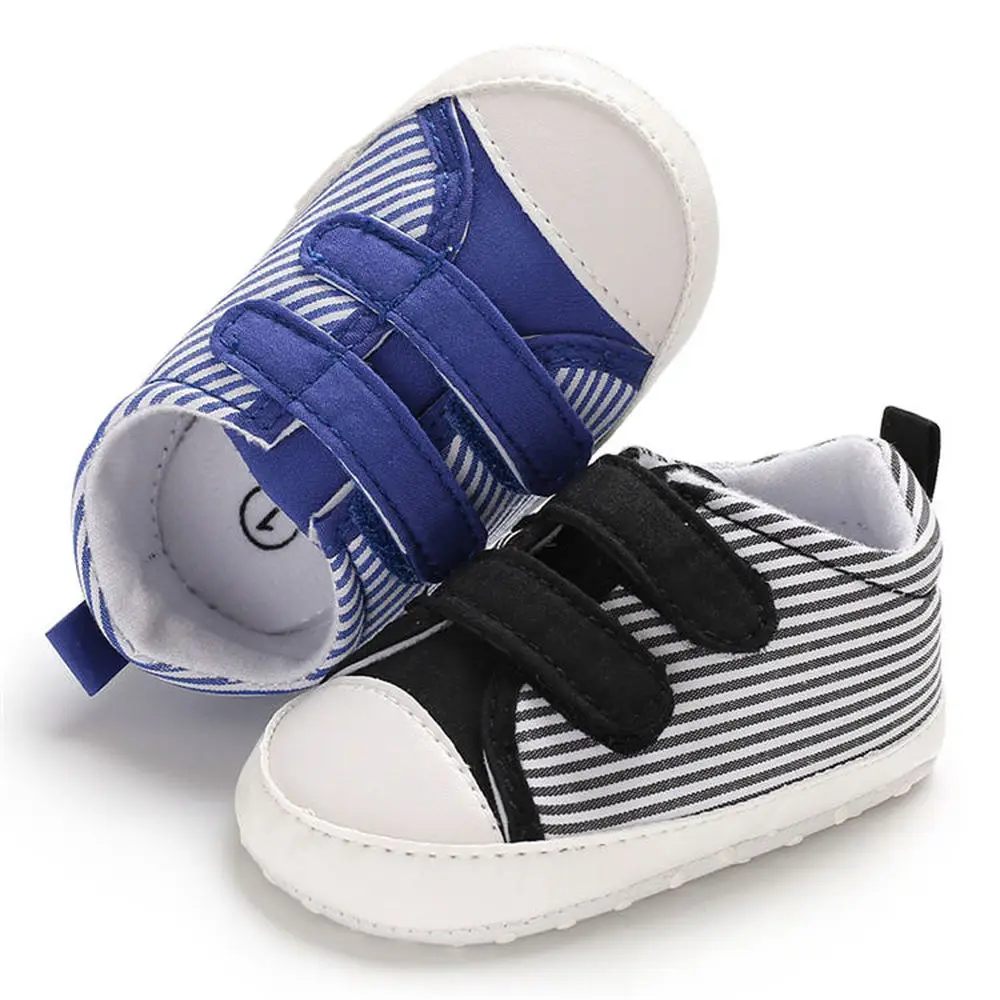 Обувь для новорожденных мальчиков Кроссовки Повседневная парусиновая обувь на