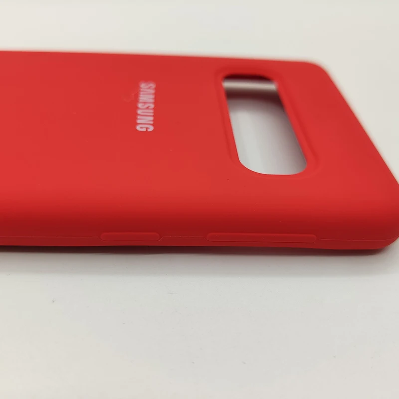 Samsung Galaxy S10 S9 S8 Plus жидкий силиконовый чехол шелковистый мягкий на ощупь для