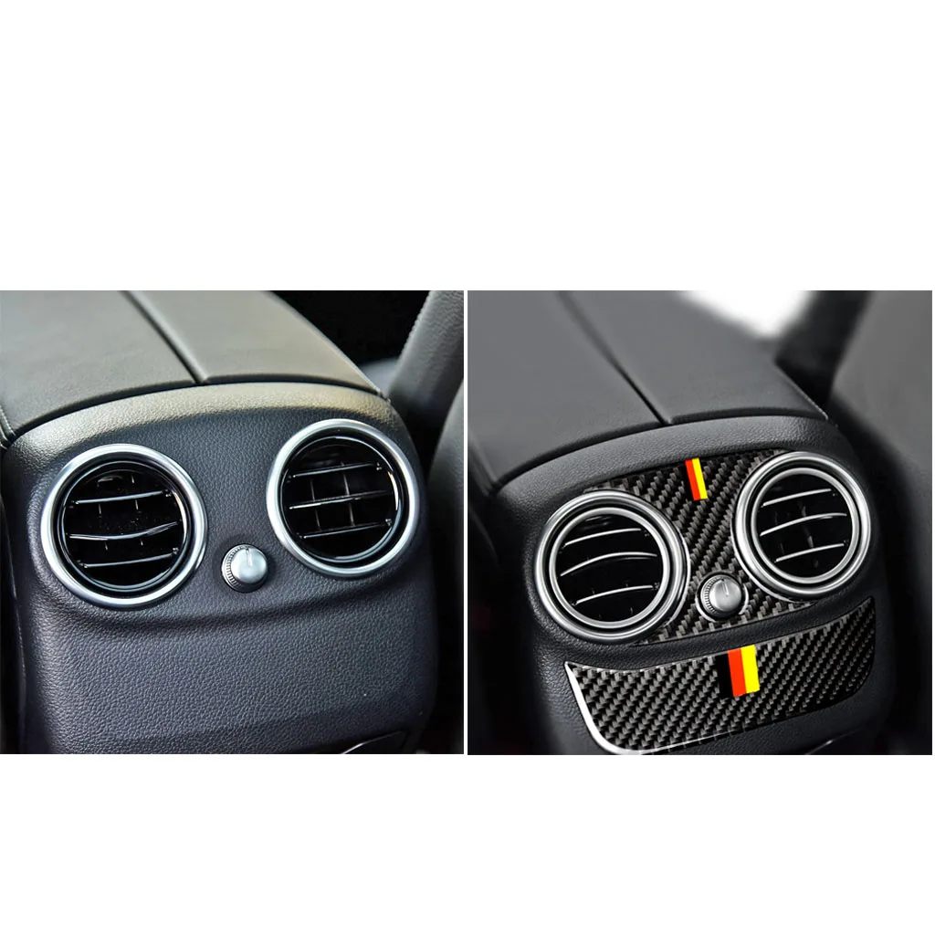Для Mercedes C Class GLC W205 C180 аксессуары C200 задний выход кондиционера Панель рамка