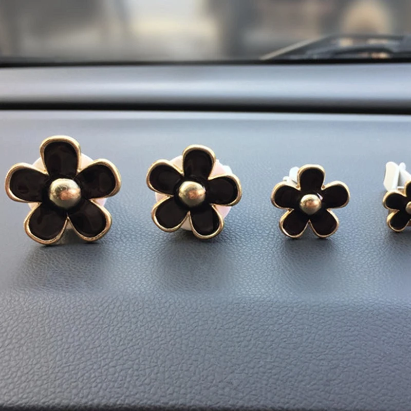 4 шт./компл. цветочный симпатичный освежитель воздуха для автомобиля зажим духов