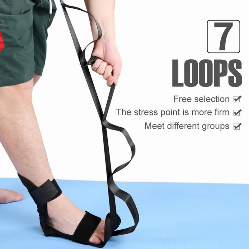 

Yoga Flexibility Stretching Leg Stretcher Strap for Ballet Cheer Dance Gymnastics Trainer Yoga Flexibility Leg Stretch belt