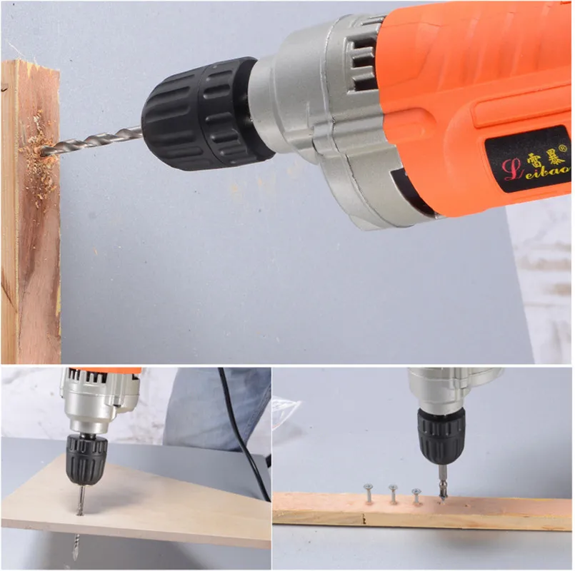 220V 710W High Power Multifunction Torque Electric Drill Double Reduction Hand For Perforator | Инструменты