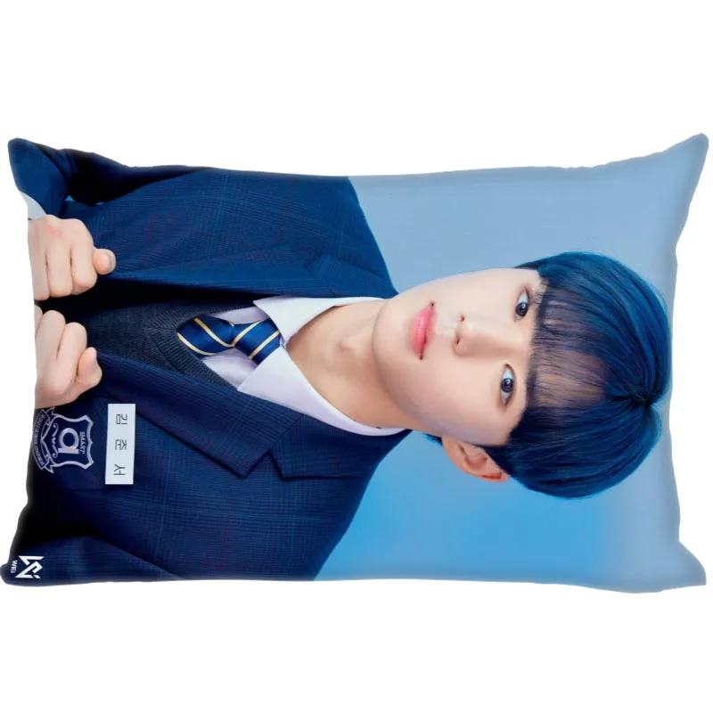

Cushion Kpop WEI Cover Throw Pillow Case Rectangle Cushion For Sofa/Home/Car Decor Zipper Custom PillowCase