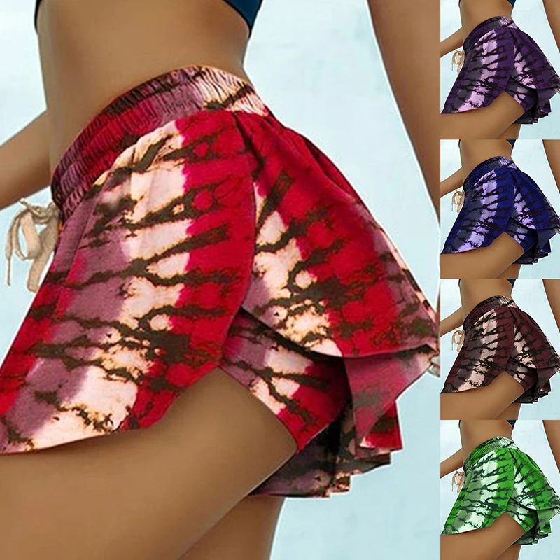 Спортивные юбки для женщин с высокой талией плиссированное короткое платье