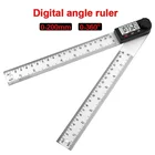 Цифровой угломер, электронный транспортир из нержавеющей стали, Гониометр, 200 мм, 8 дюймов
