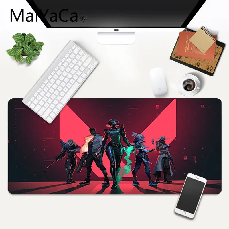 

MaiYaCa New Arrivals Valorant gamer play mats Mousepad Gaming Mouse Mat xl xxl 800x300mm for Lol world of warcraft