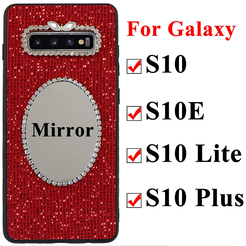 Чехол для samsung Galaxy S10 10S Plus Lite S10E S 10 зеркальный чехол Gaxaly S10Plus 10E светильник Puls