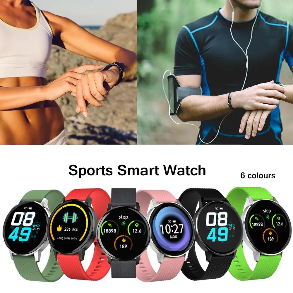 Водонепроницаемые умные часы T4 с Bluetooth и закаленным стеклом фитнес трекер