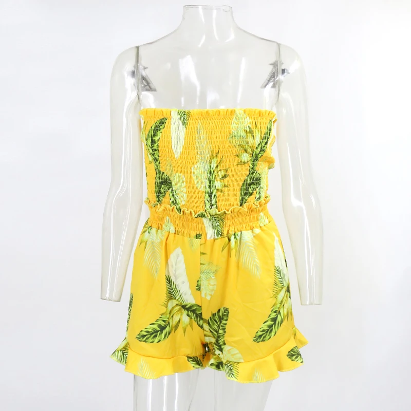 Женский пляжный костюм с открытыми плечами и открытой спиной Nattemaid Летний