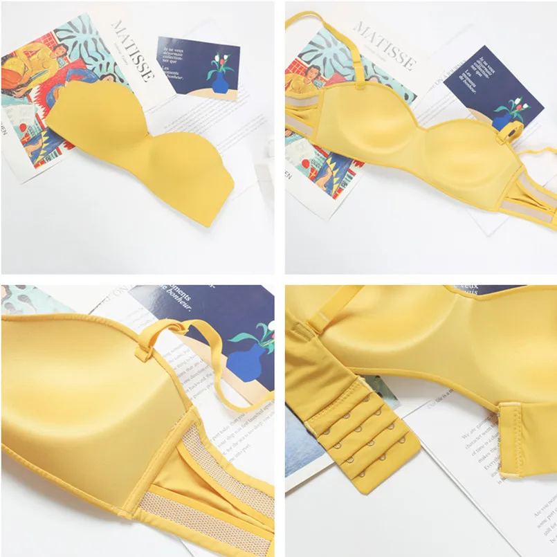 

Fashion Seamless Women Bra Strapless Sexy Lingerie Comfortable Breathable Invisible Backless Female Bralette Intimates Bras