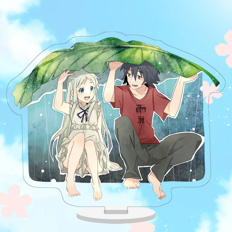Аниме Anohana Honma Meiko Menma Yadomi Jinta милая фигурка на акриловой подставке для рабочего