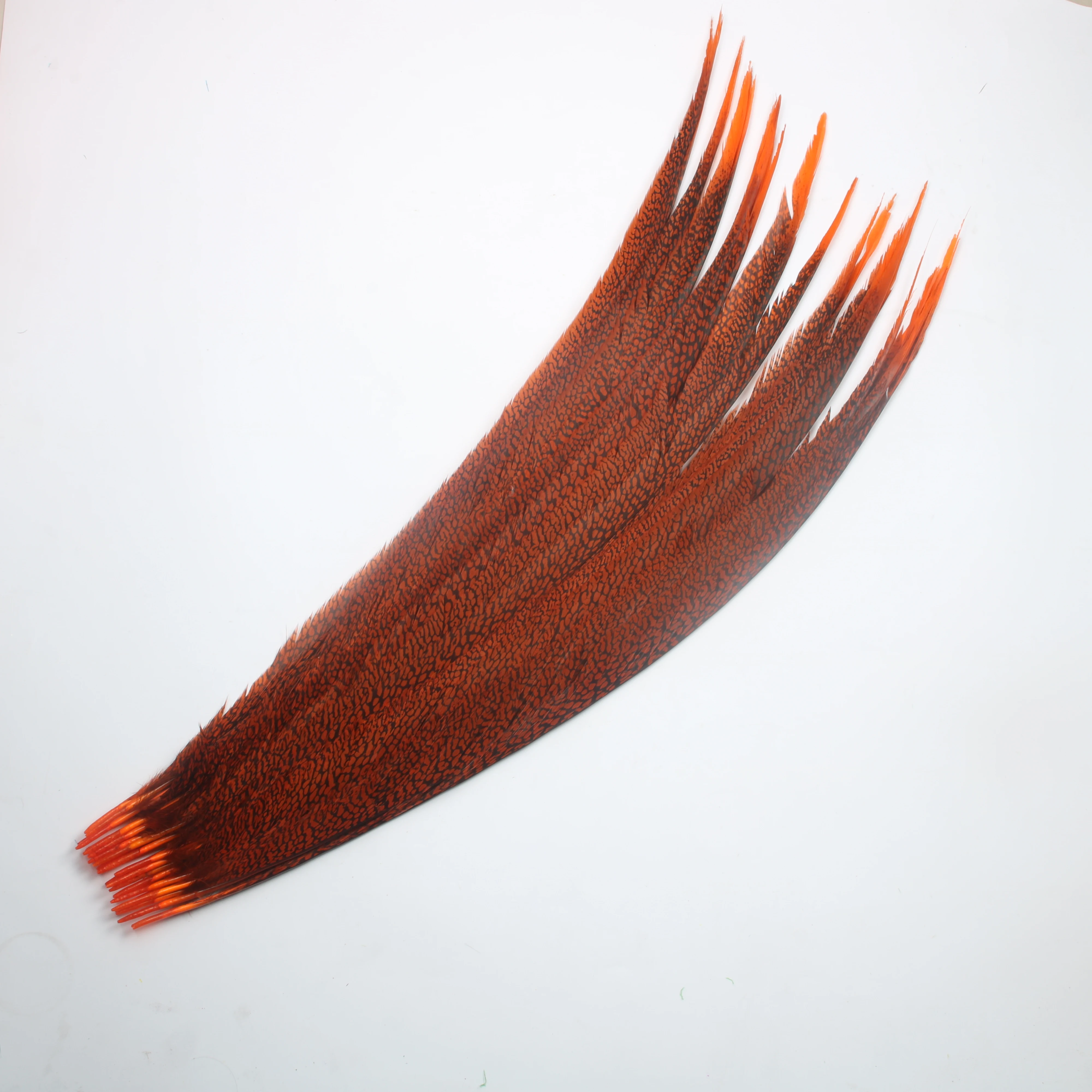 100pcs/lot Orange Lady Amherst Pheasant tail Feathers For Crafts 24-28inch/60-70cm Carnival Party DIY Decoration Plume | Дом и сад