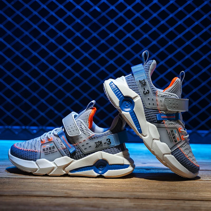 

Basketball Kids Sneakers Children Casual Shoes For Boys Sneakers Girls Shoes Leather Running Anti-slippery Footwear Trainers