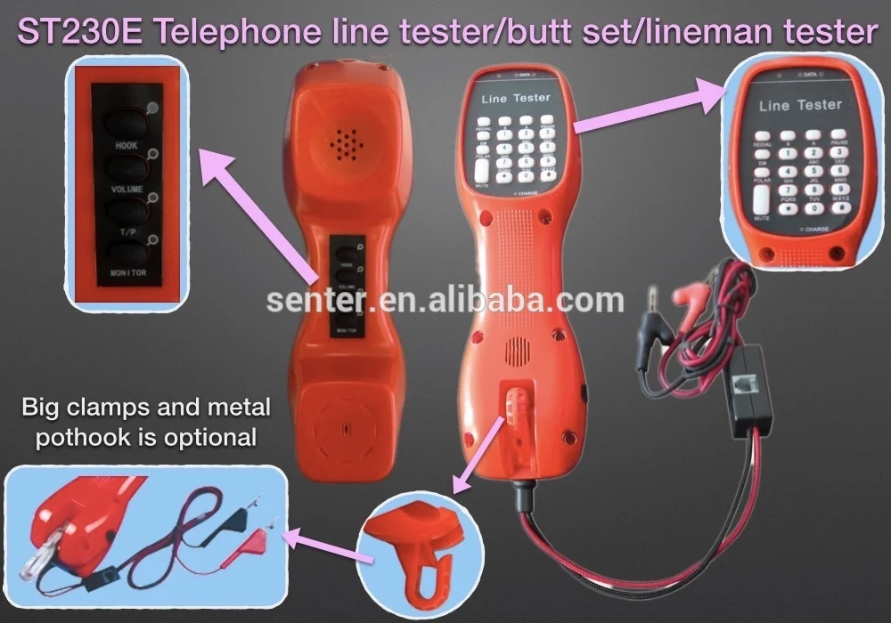 

ST230E Telephone line tester