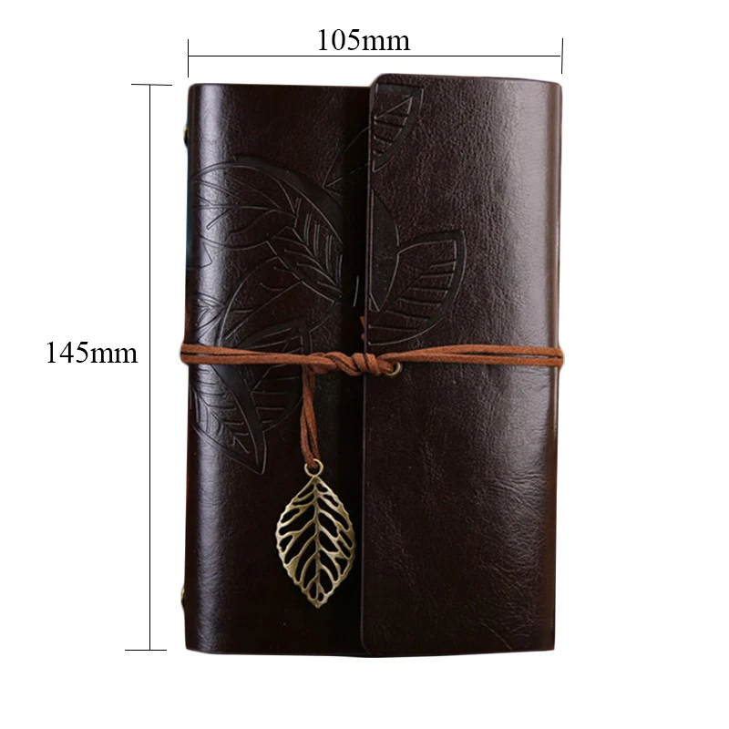 

Retro Notebook Diary Notepad Literature PU Leather Note Book Stationery Gifts Traveler Journal Planners Office School Supplies