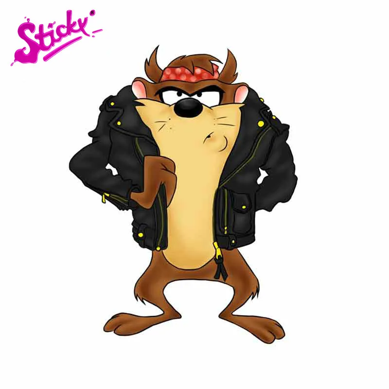

STICKY Serious Taz Windshield Decal Cartoon Car Stickers Suitable For Any Flat And Smooth Clean Surface
