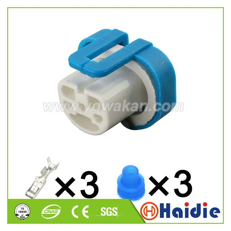

Free shipping 5sets 3pin electric plastic housing plug auto female wire harness connector
