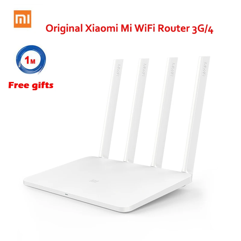 Беспроводной маршрутизатор Xiaomi MI Wi Fi 3 3G / 4 867 Мбит/с ретранслятор 1167 2 г/5