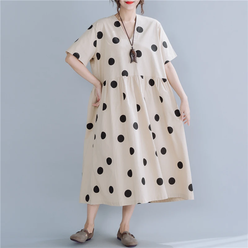 

2019 New Arrive Summer Maternity Dress Woman Cute Dot Large Size Dresses Pregnant Woman Clothing MD-01324