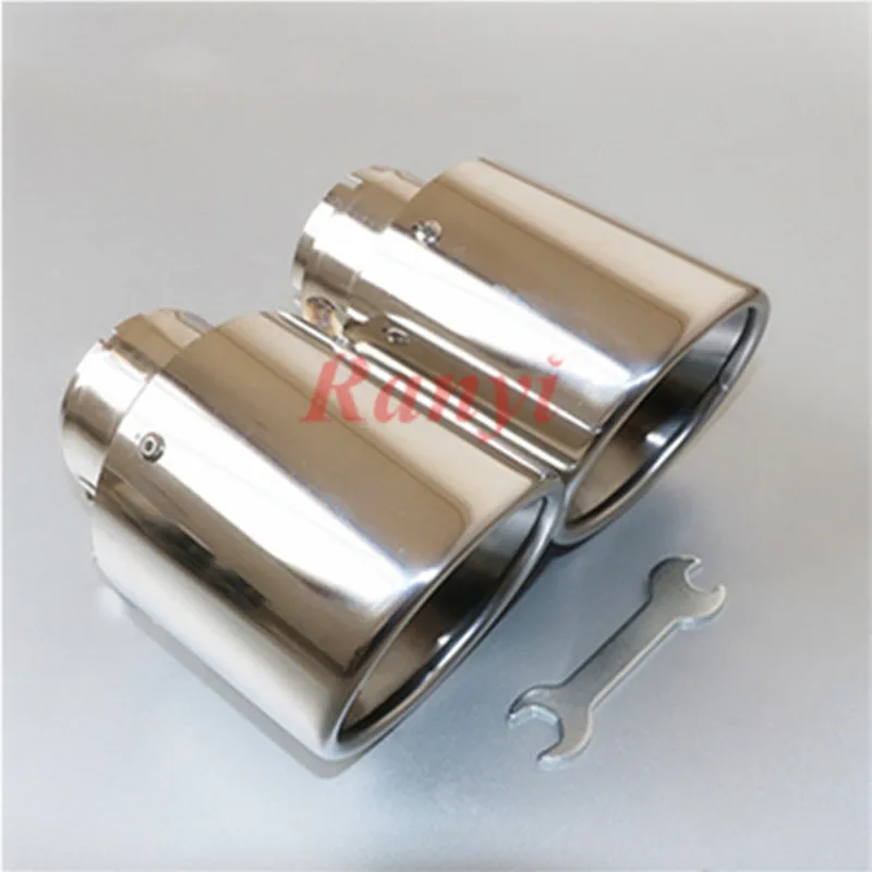 Новейший стиль универсальная выхлопная труба из нержавеющей стали + наконечник